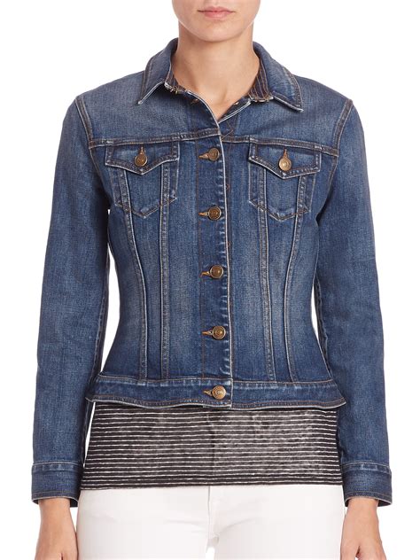 burberry denim coat|Burberry jean jacket price.